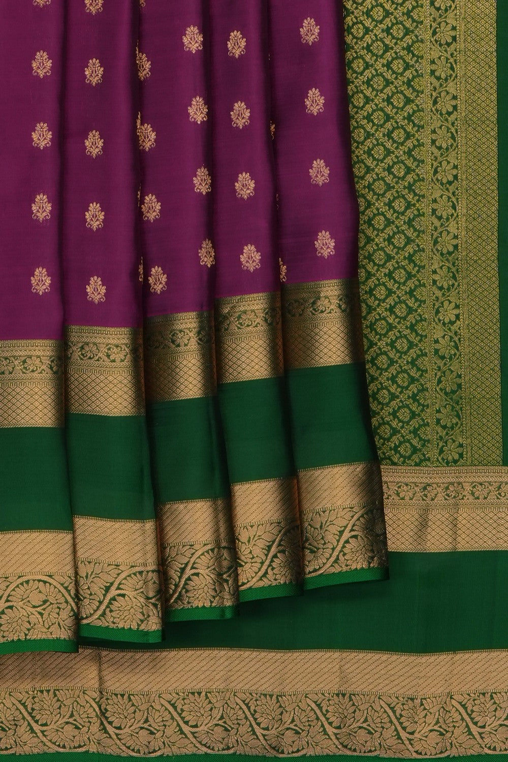 Image of Magenta South Silk Saree