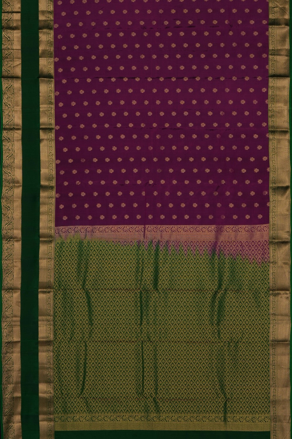 Image of Magenta South Silk Saree