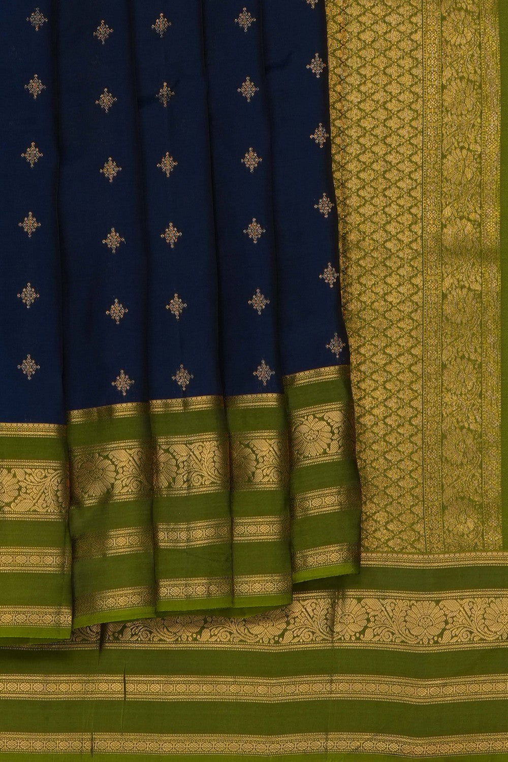 Image of Blue South Silk Saree