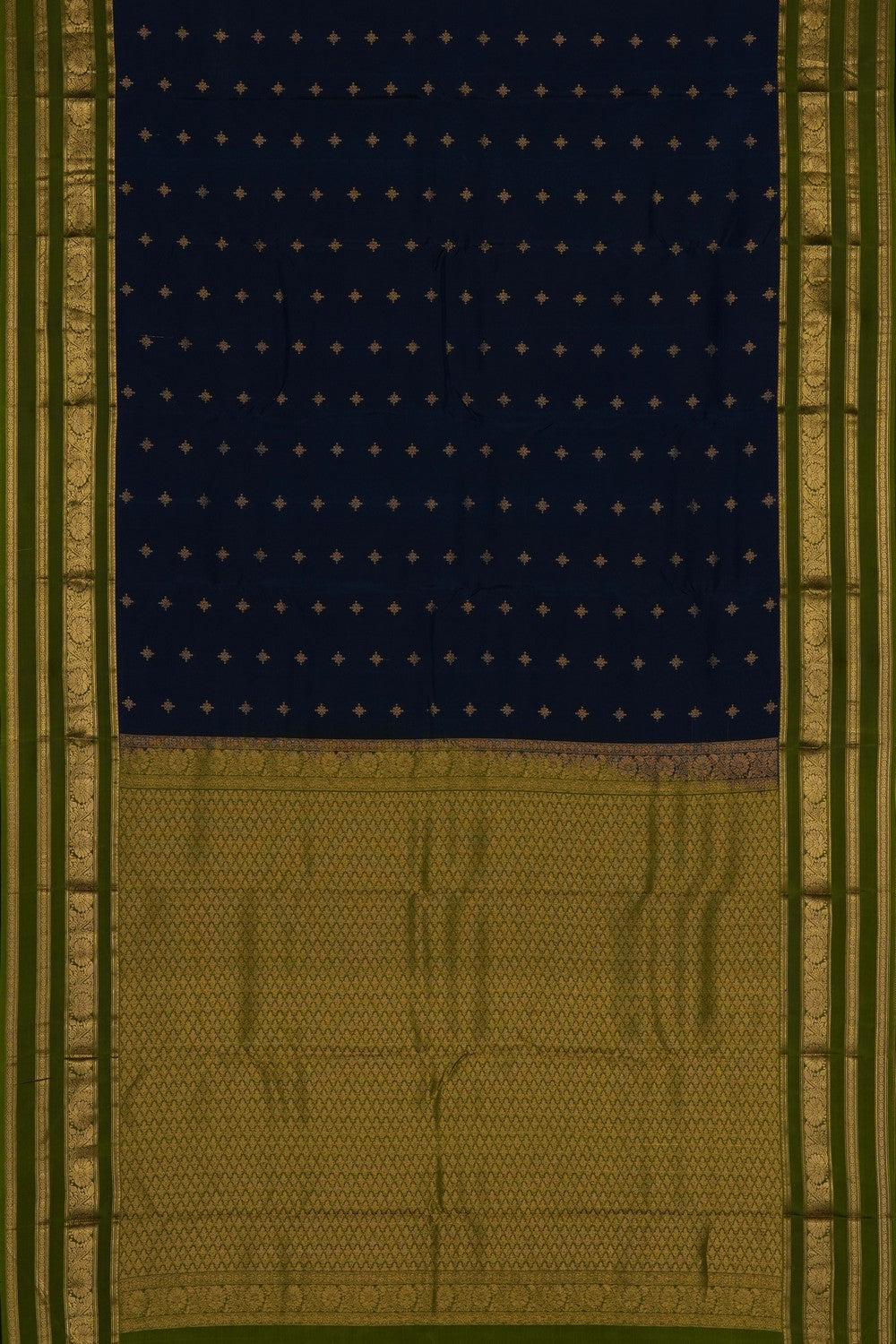 Image of Blue South Silk Saree
