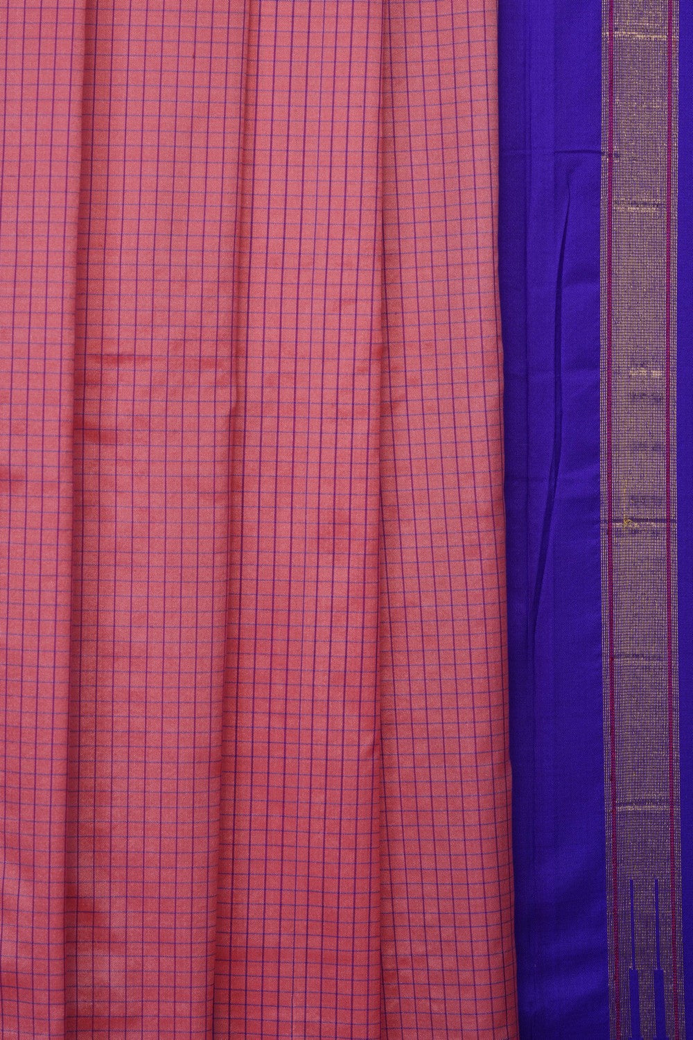 Image of Pink Narayanpet Silk Saree