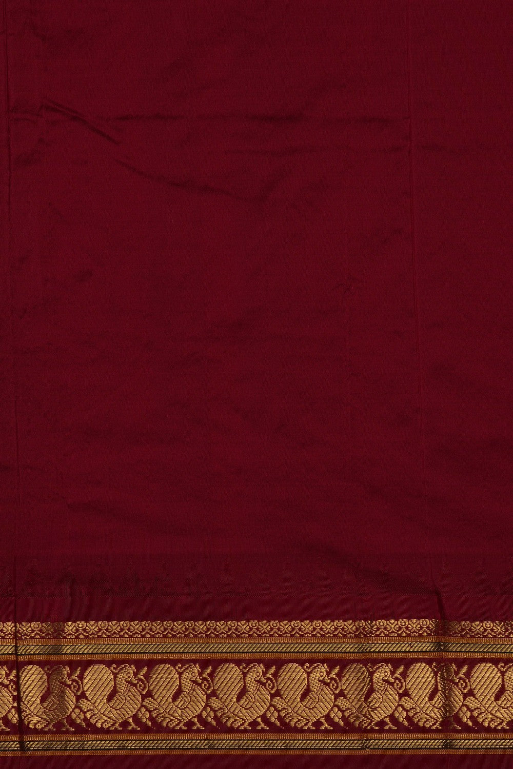 Image of Yellow Narayanpet Silk Saree