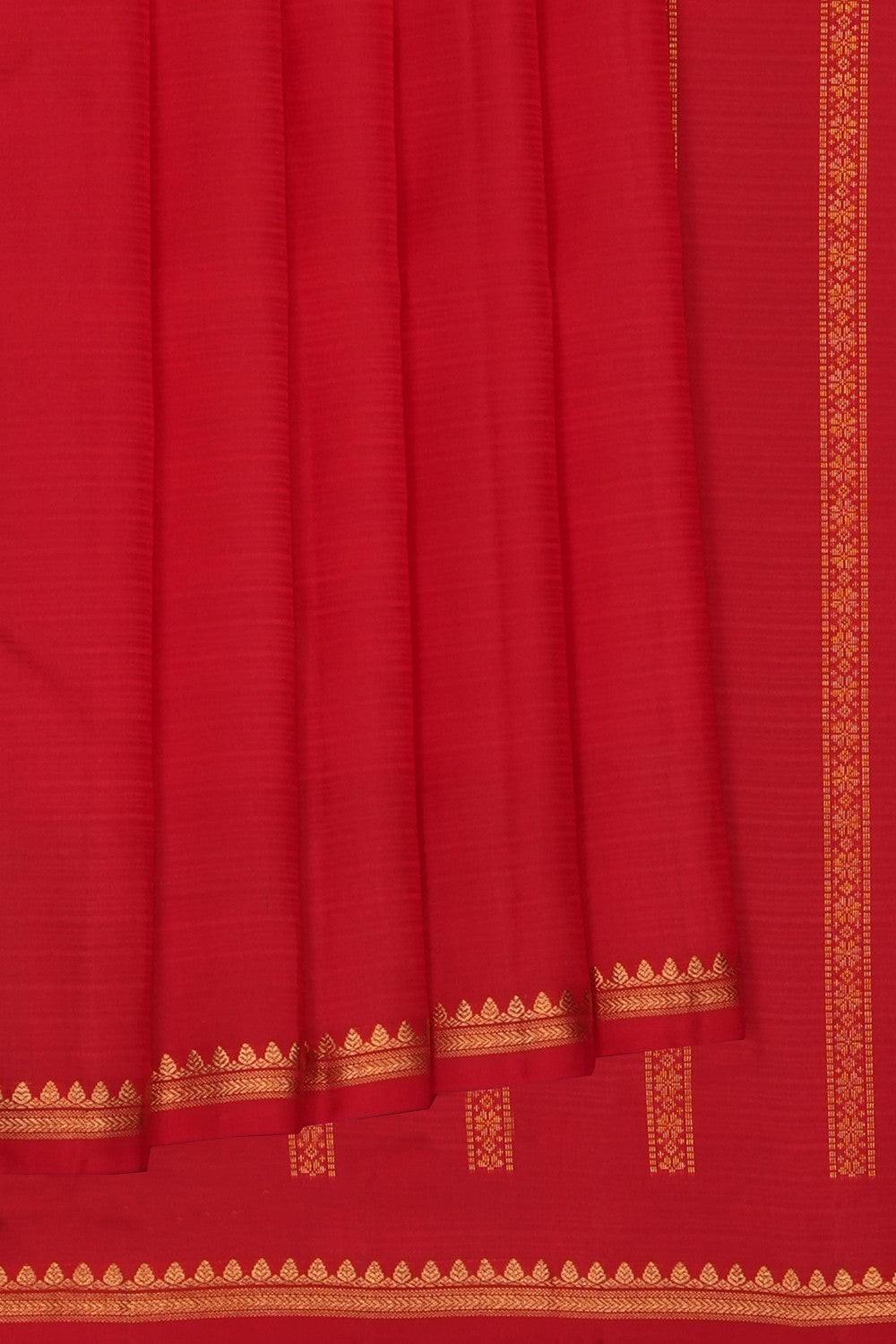 Image of Red South Silk Saree