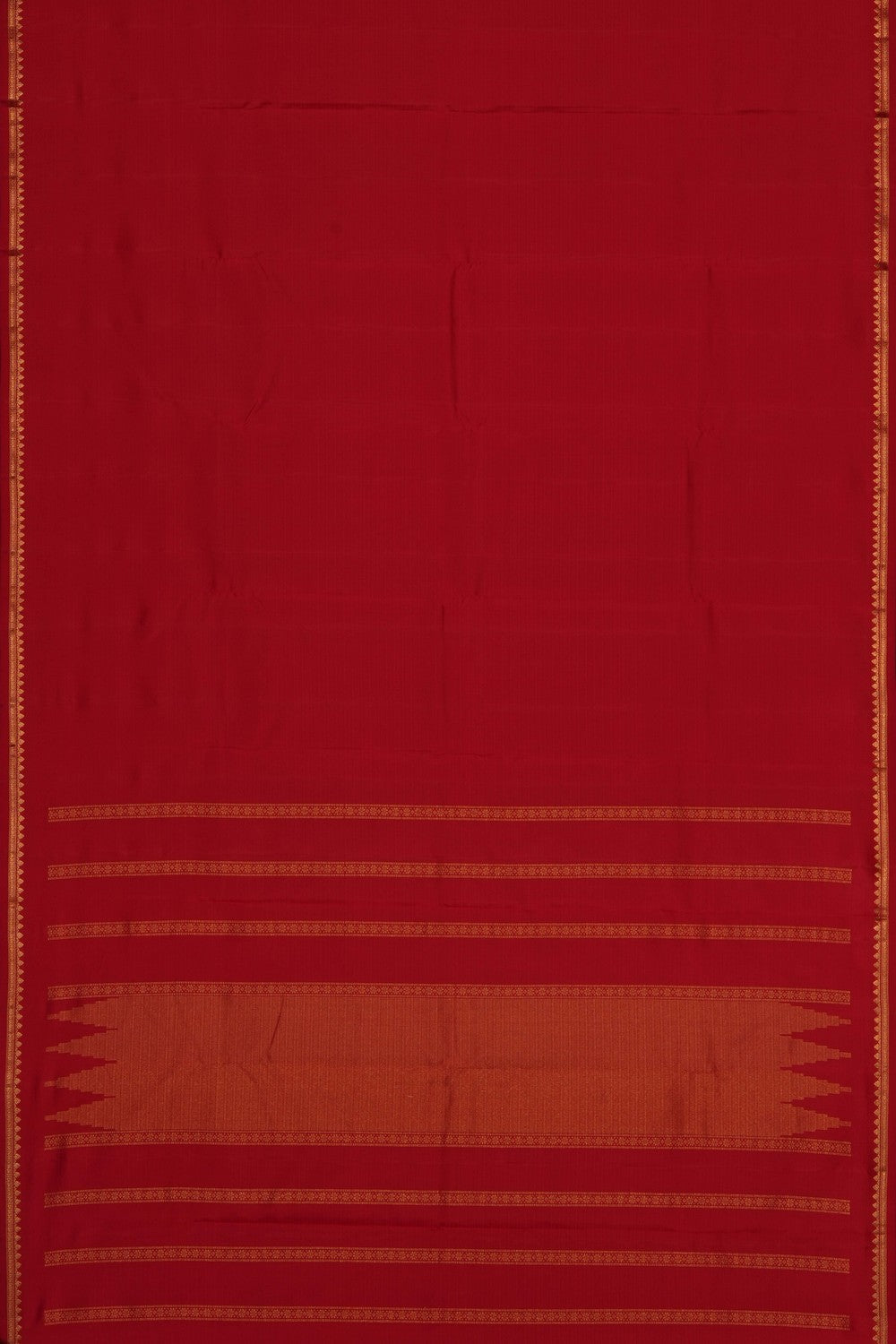 Image of Red South Silk Saree