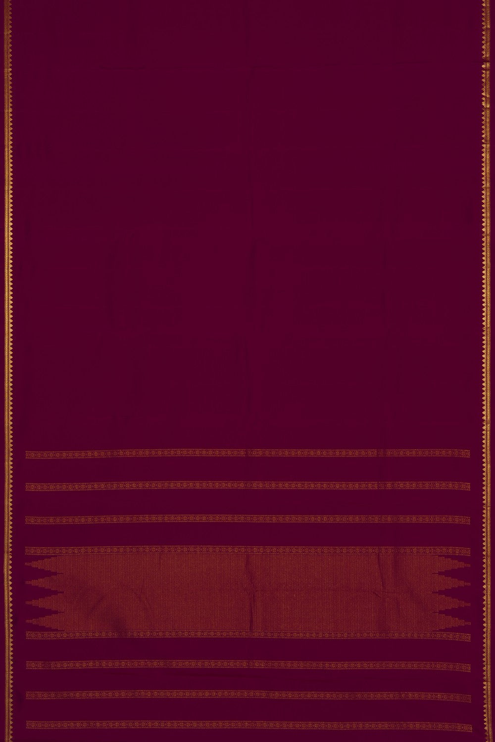 Image of Plum-Pink South Silk Saree