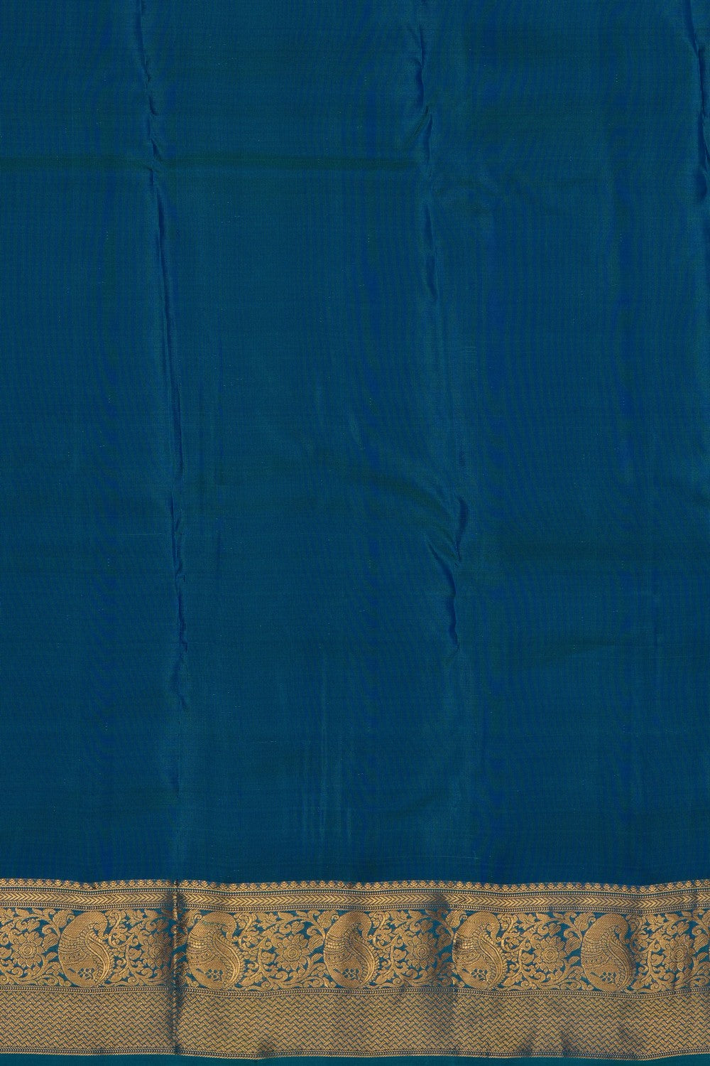Image of Indigo Blue South Silk Saree
