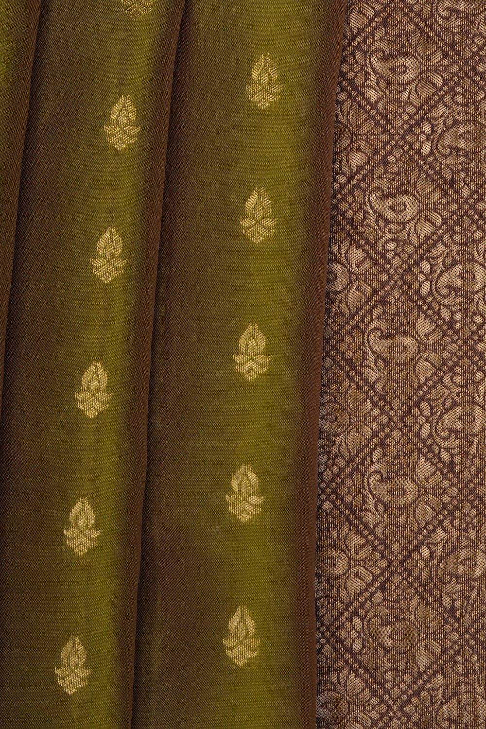 Image of Green South Silk Saree