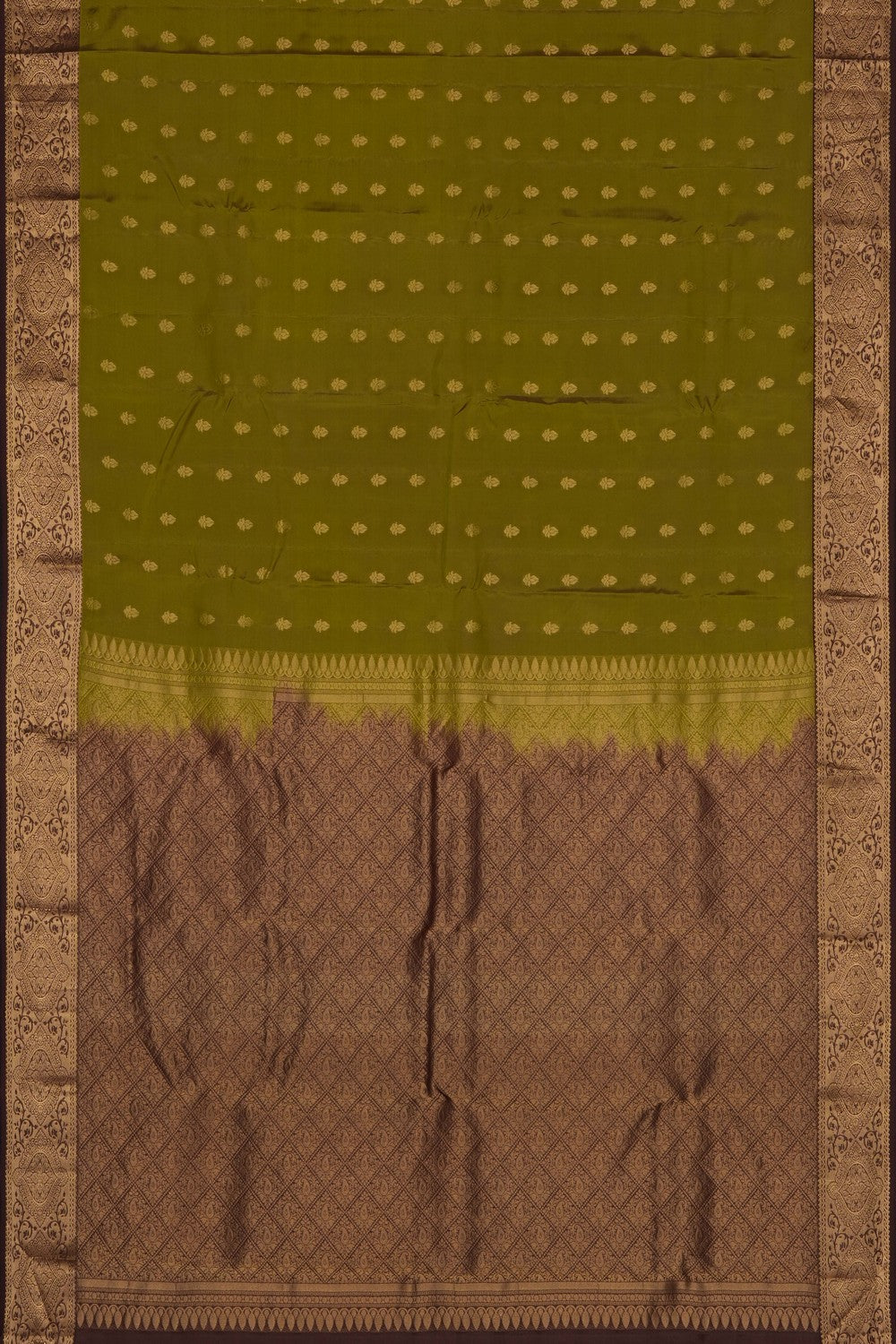Image of Green South Silk Saree