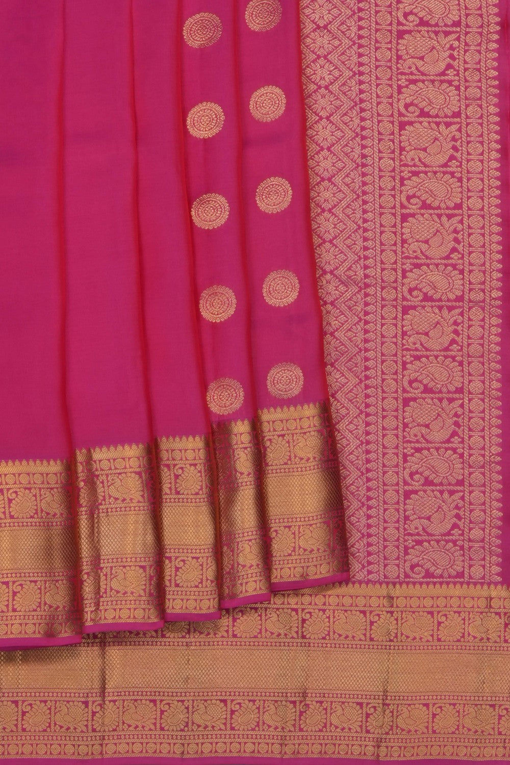 Image of Pink South Silk Saree