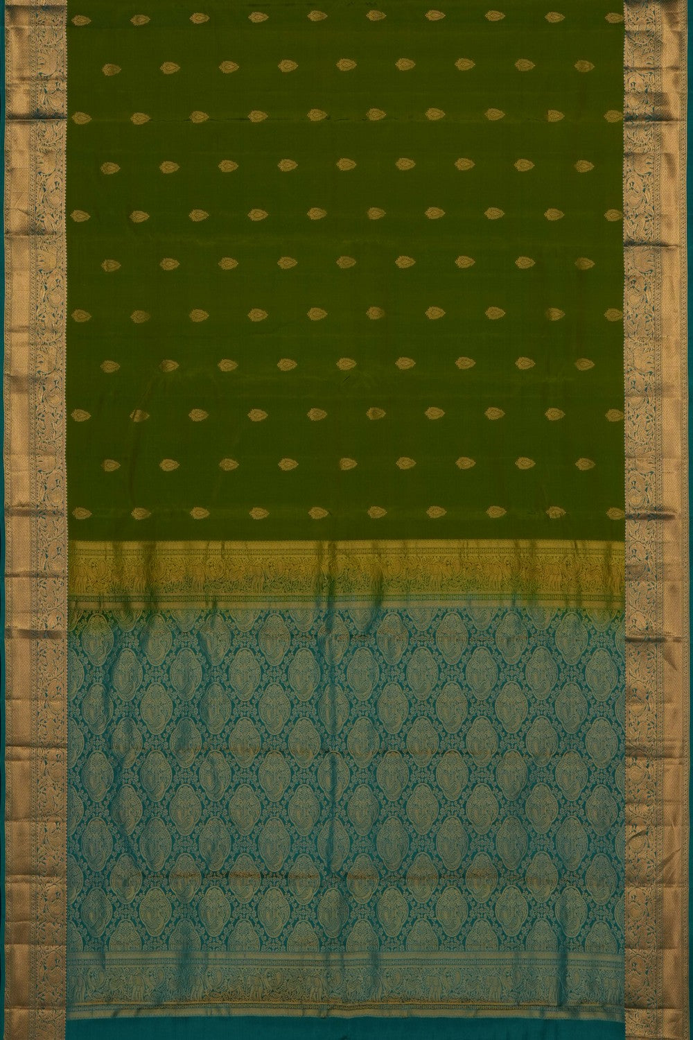 Image of Green Silk Saree