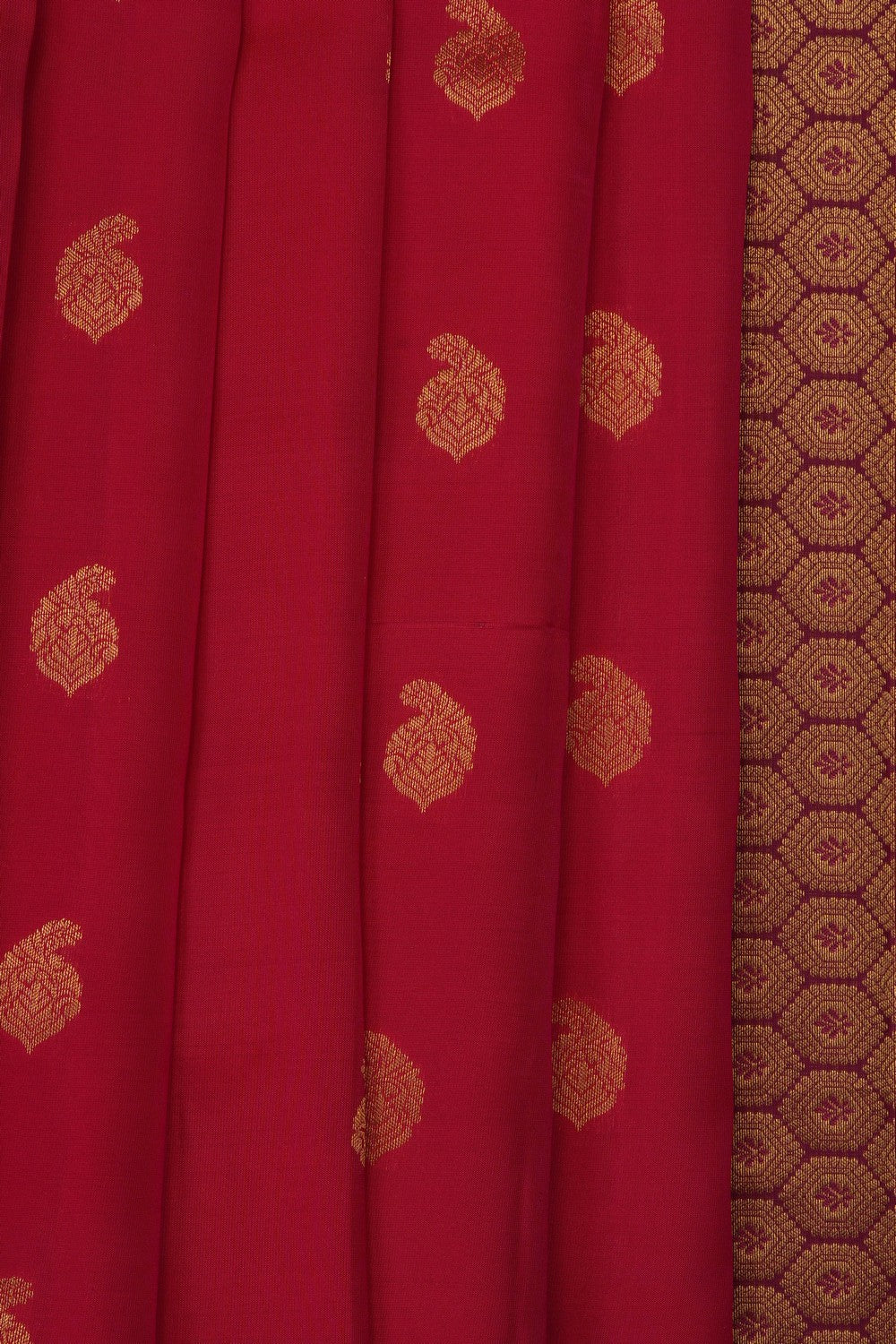 Image of Red Silk Saree