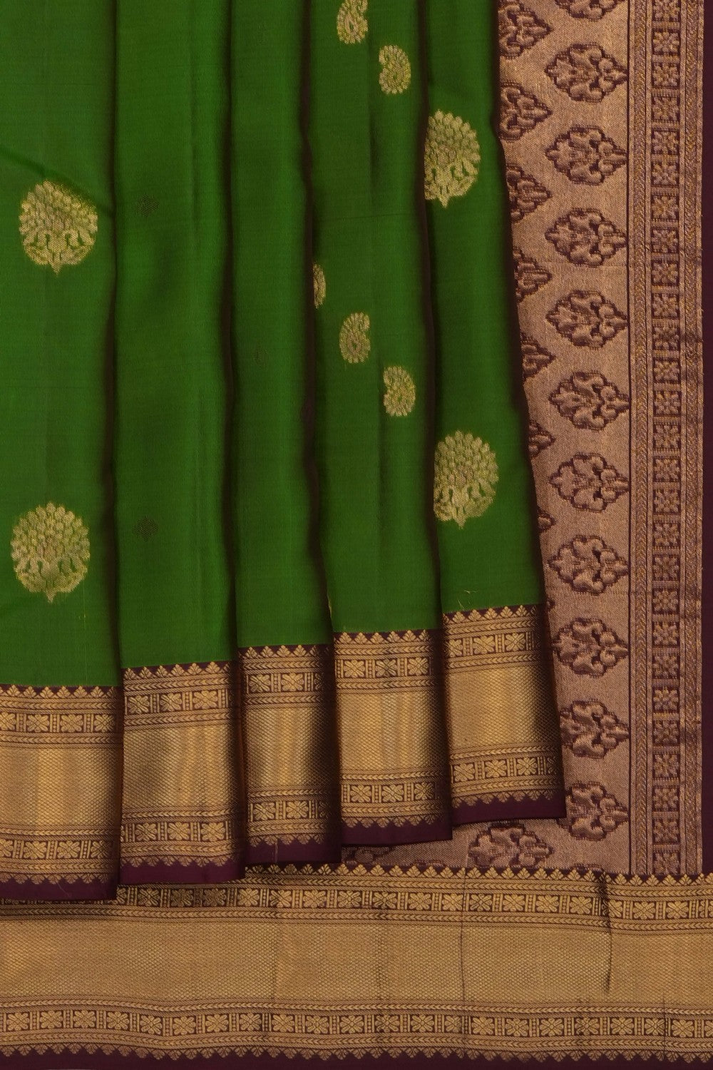 Image of Green South Silk Saree