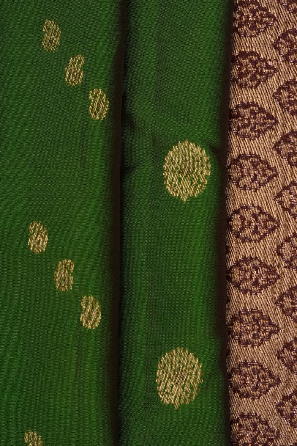 Image of Green South Silk Saree