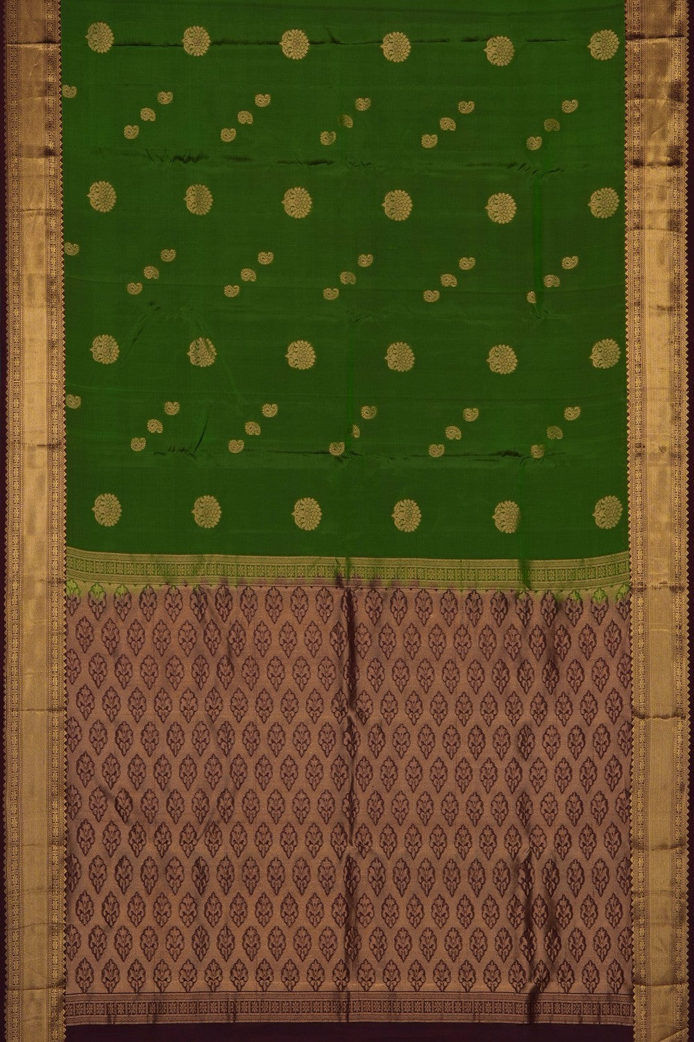 Image of Green South Silk Saree
