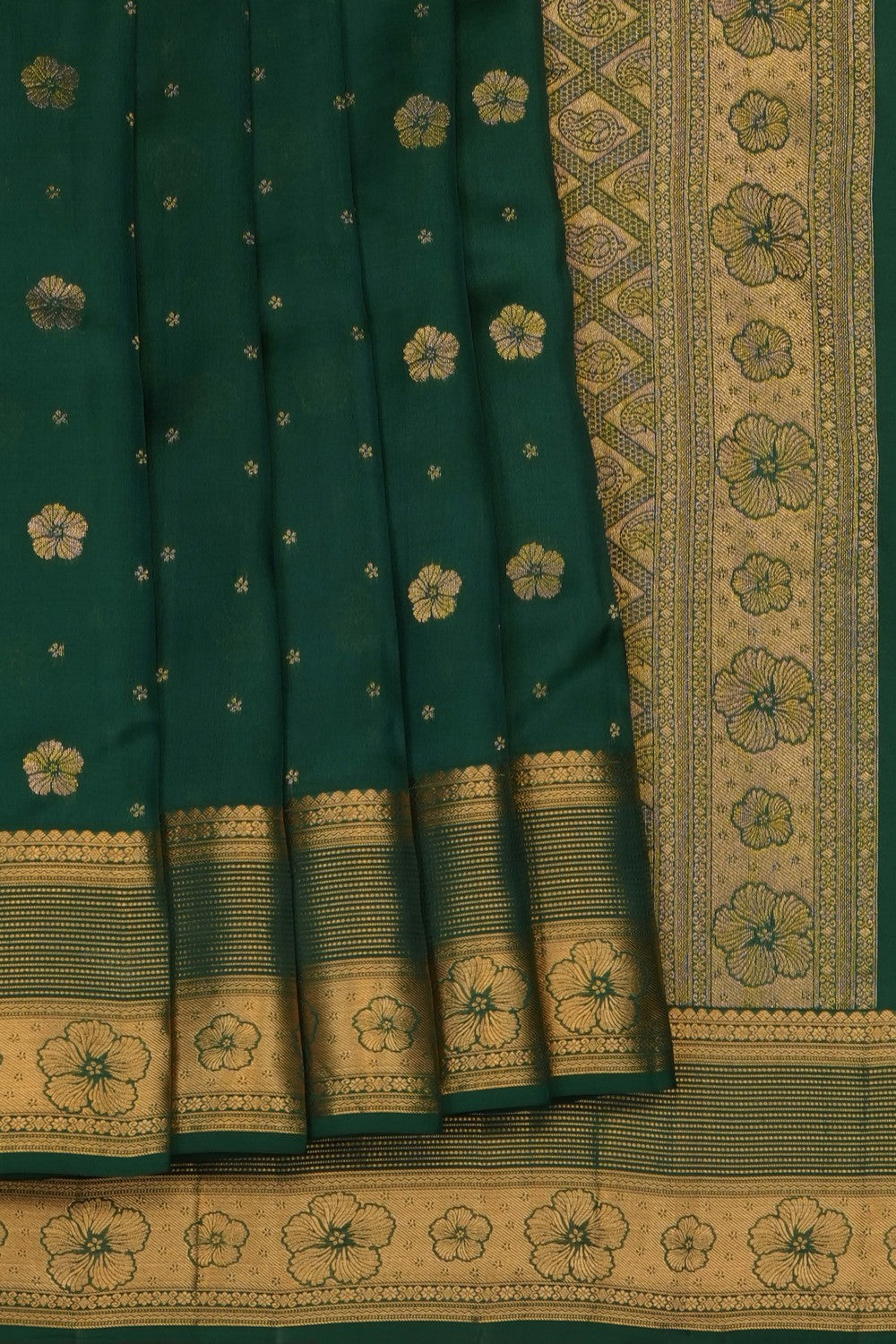 Image of Green Silk Saree
