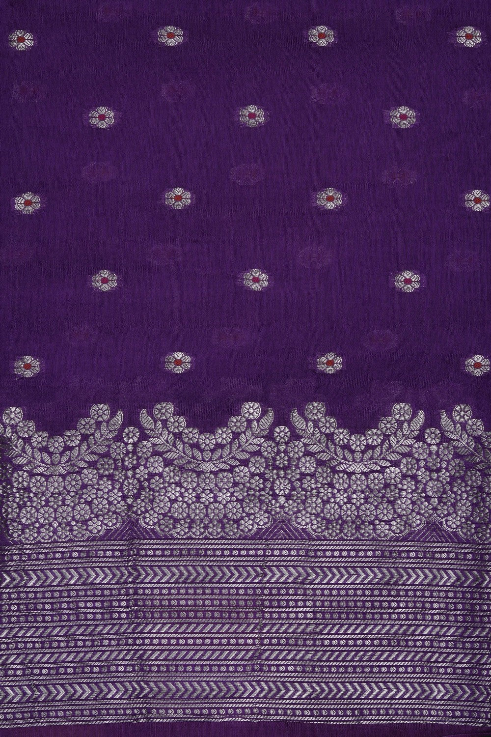 Image of Purple Chiniya Silk Saree