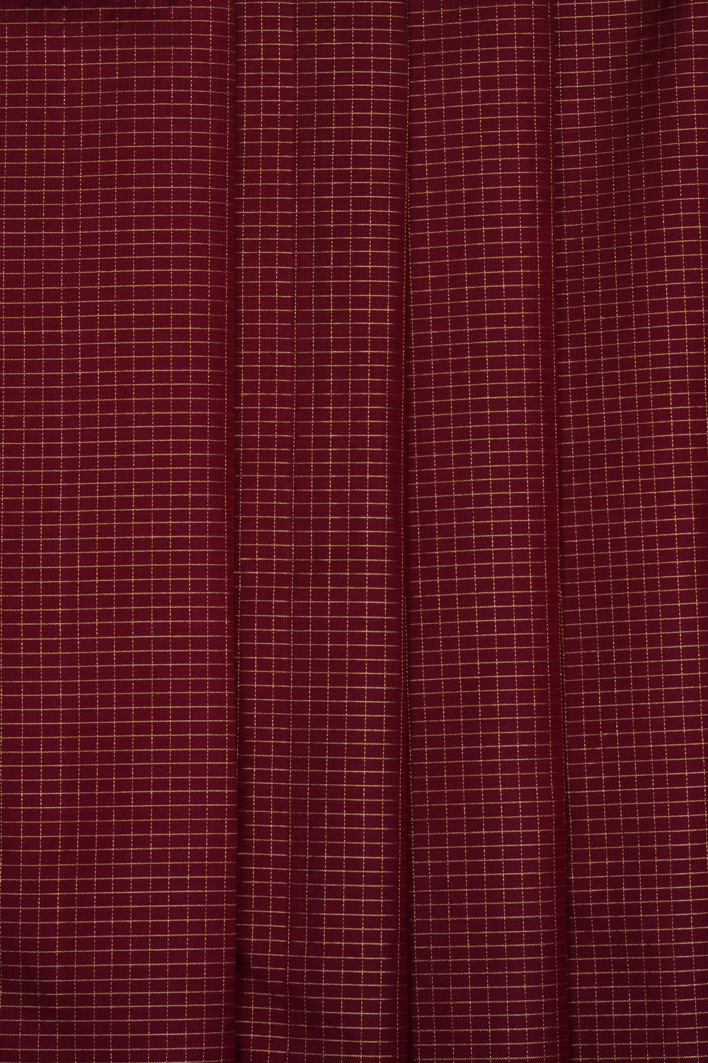 Image of Maroon Arani Silk Kattam Saree