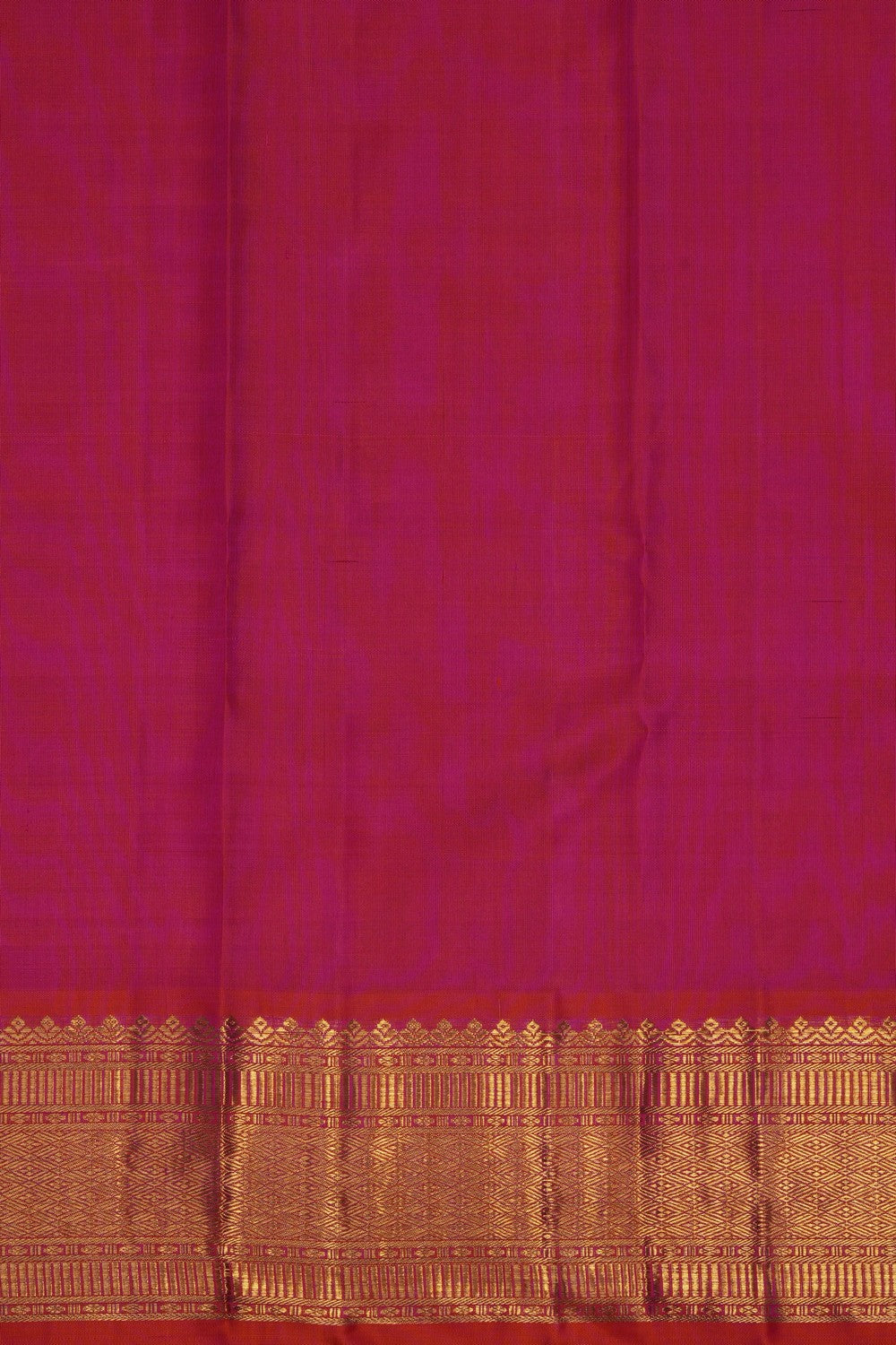 Image of Pink Vintage Kanjivaram silk Kattam Saree