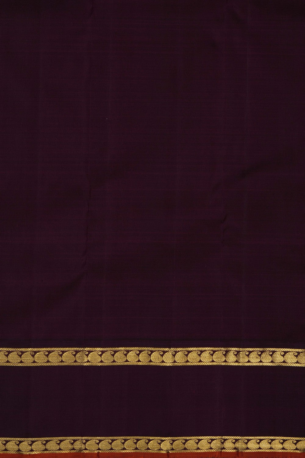 Image of Rust Kanjivaram silk Saree