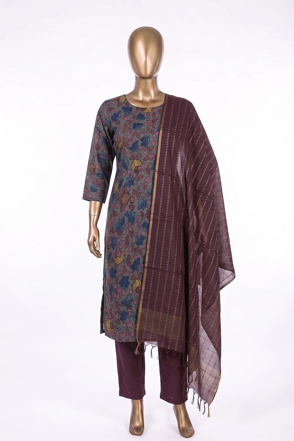 Image of Unstitched Suit Set Fabric (3 Pcs Set)