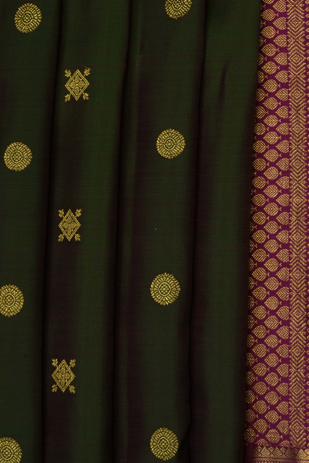Image of Green South Silk Saree