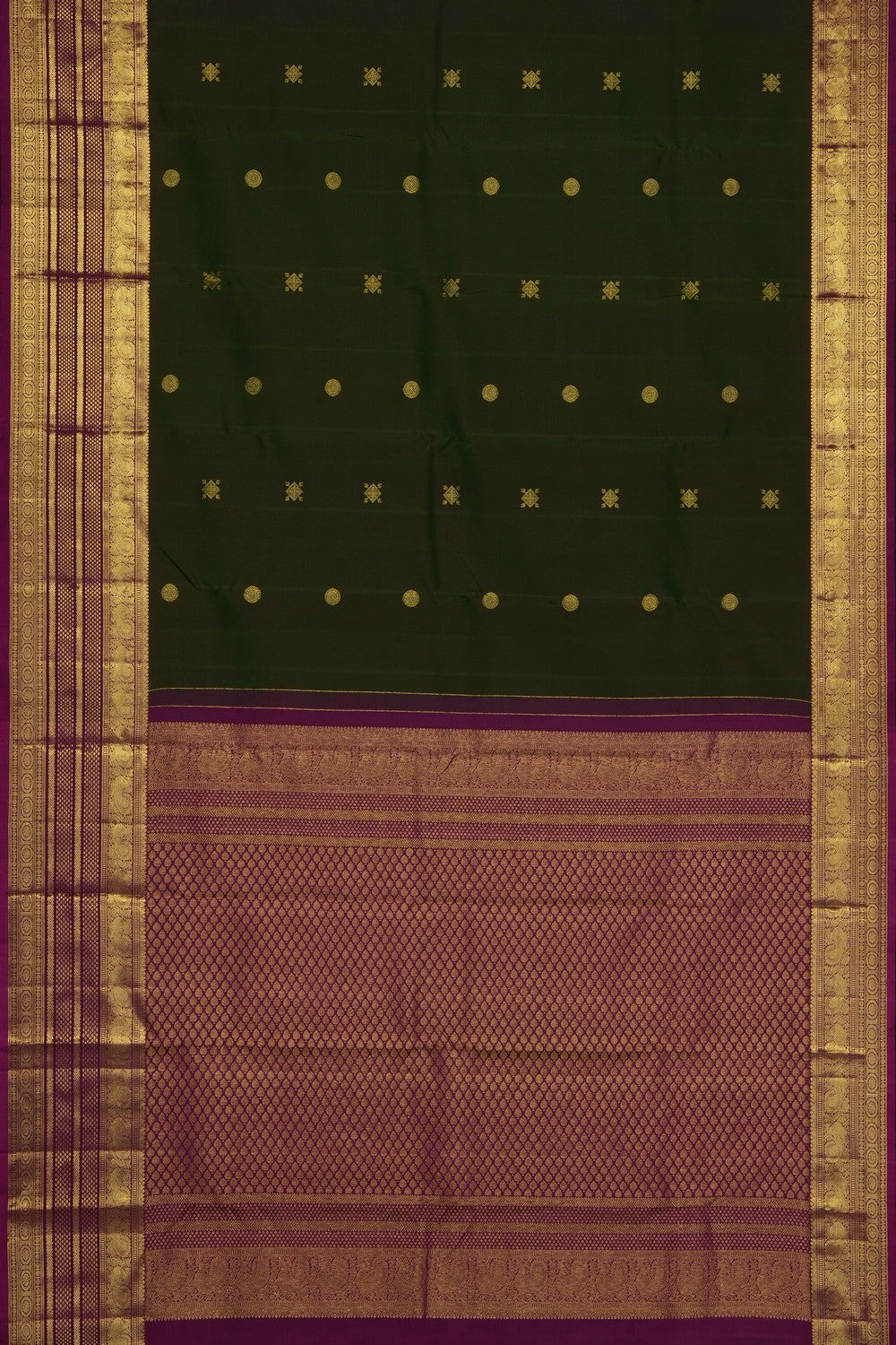 Image of Green South Silk Saree