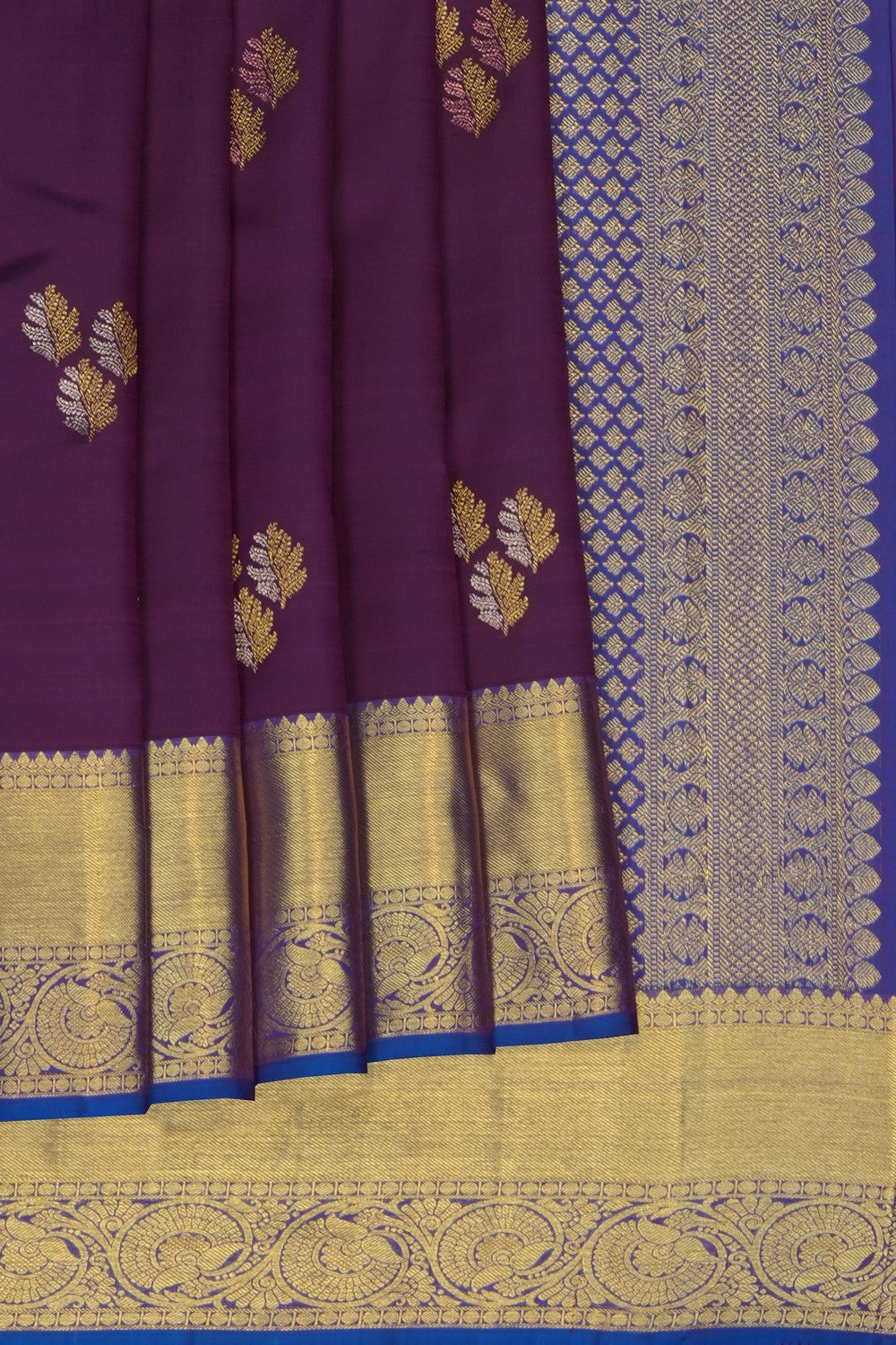 Image of Violet South Silk Saree
