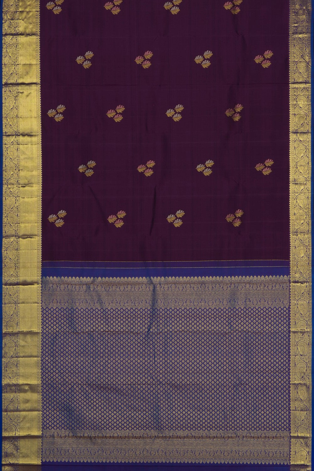 Image of Violet South Silk Saree