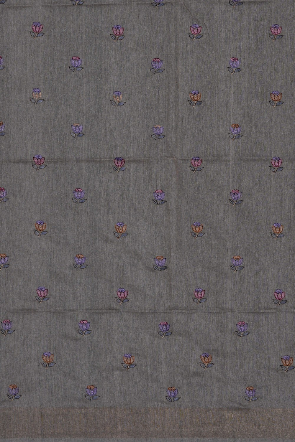 Image of Beige Tussar Silk Saree