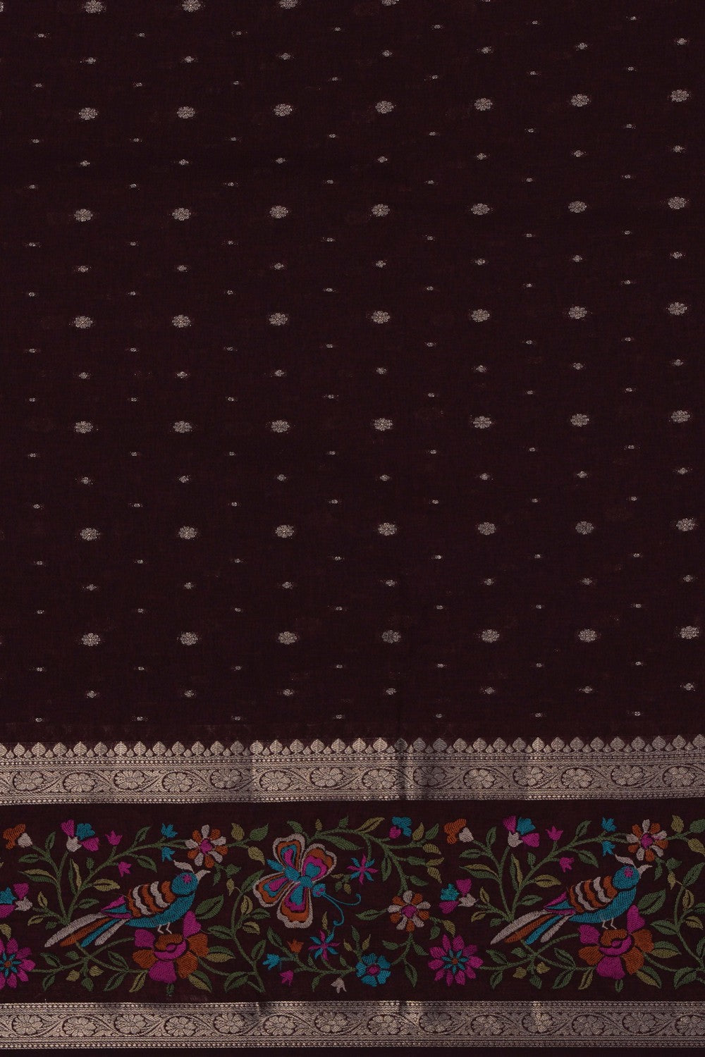 Image of Brown Tussar Saree