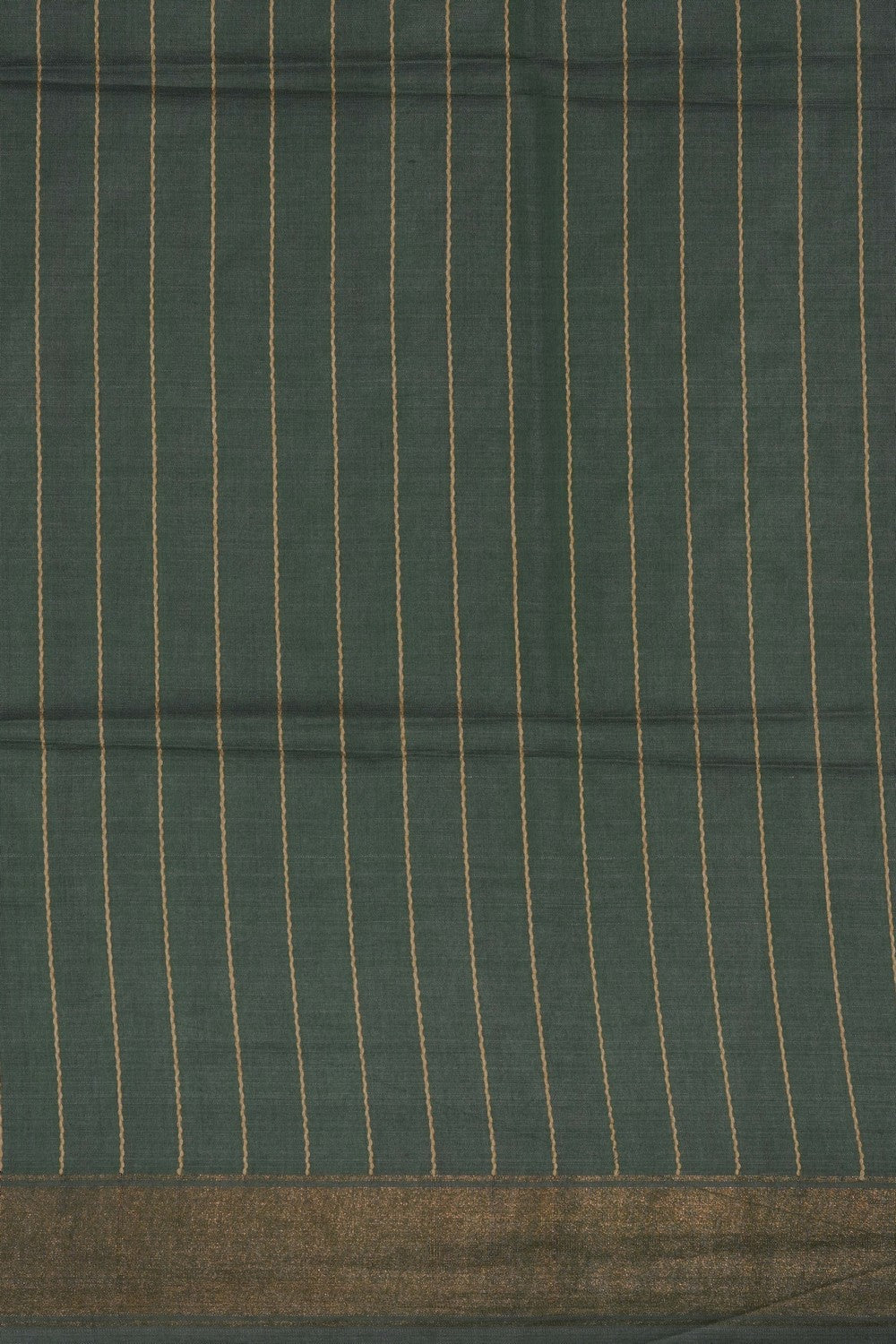 Image of Grey Desi Tussar Silk Saree