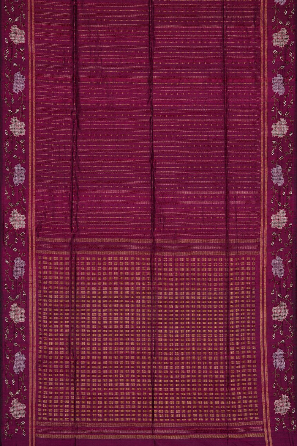 Image of Pink Desi Tussar Silk Saree