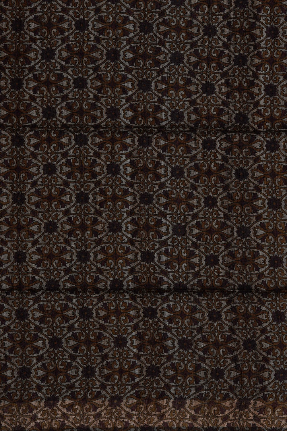 Image of Maroon Desi Tussar Silk Saree