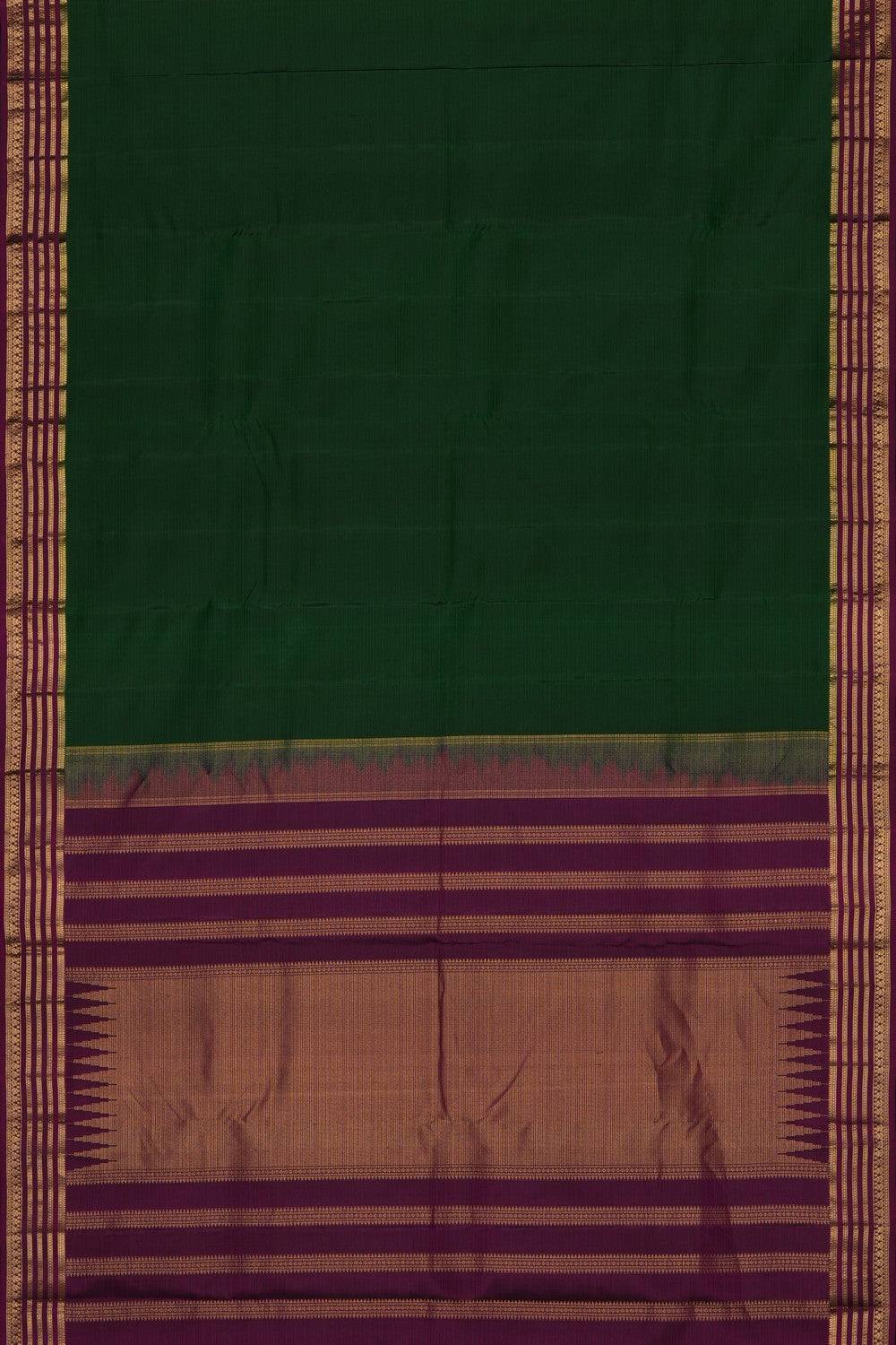 Image of Green South Silk Saree