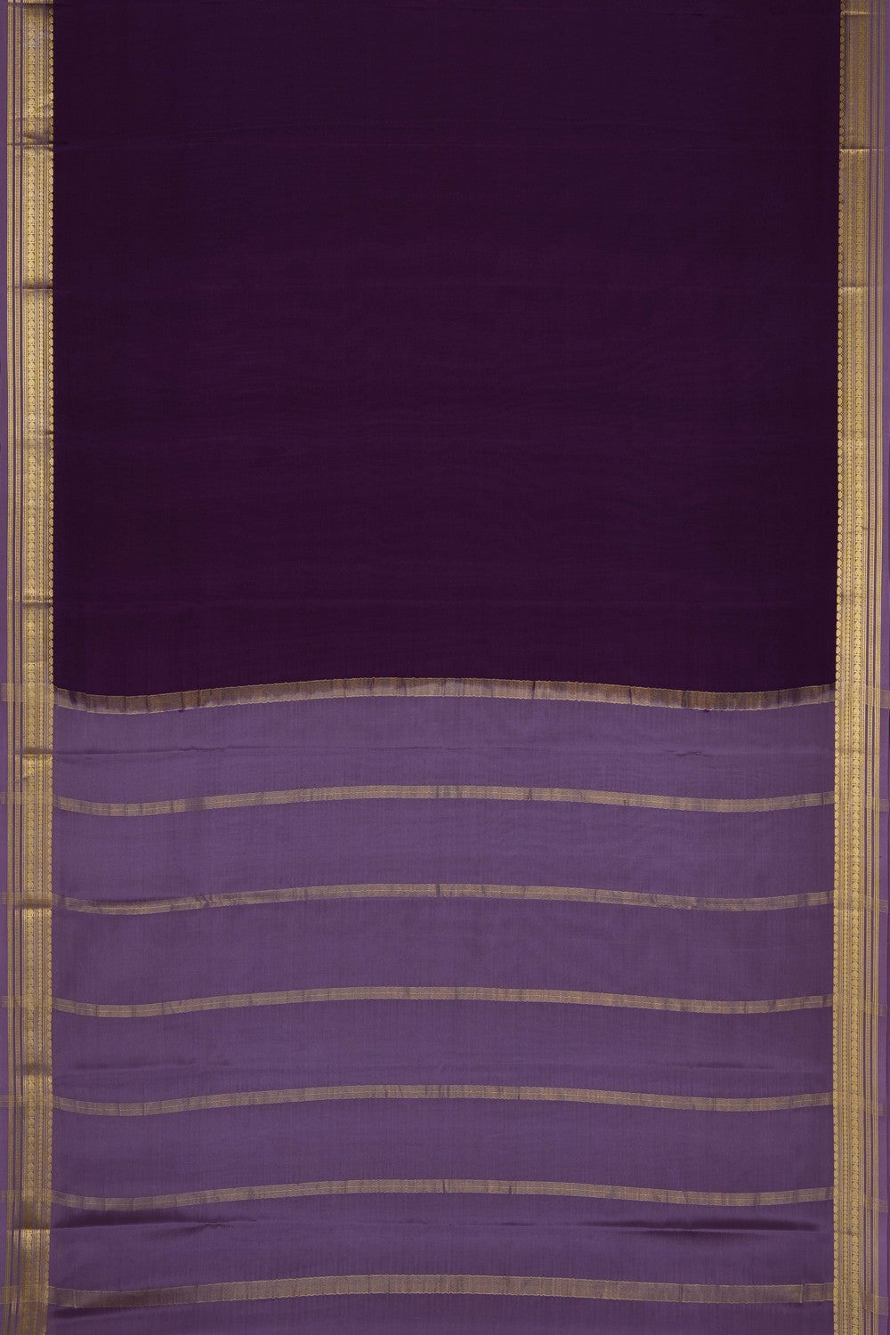 Image of Violet Crepe Saree