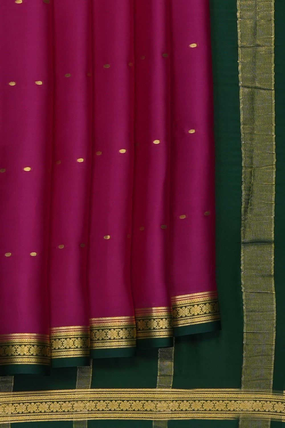 Image of Pink Crepe Saree