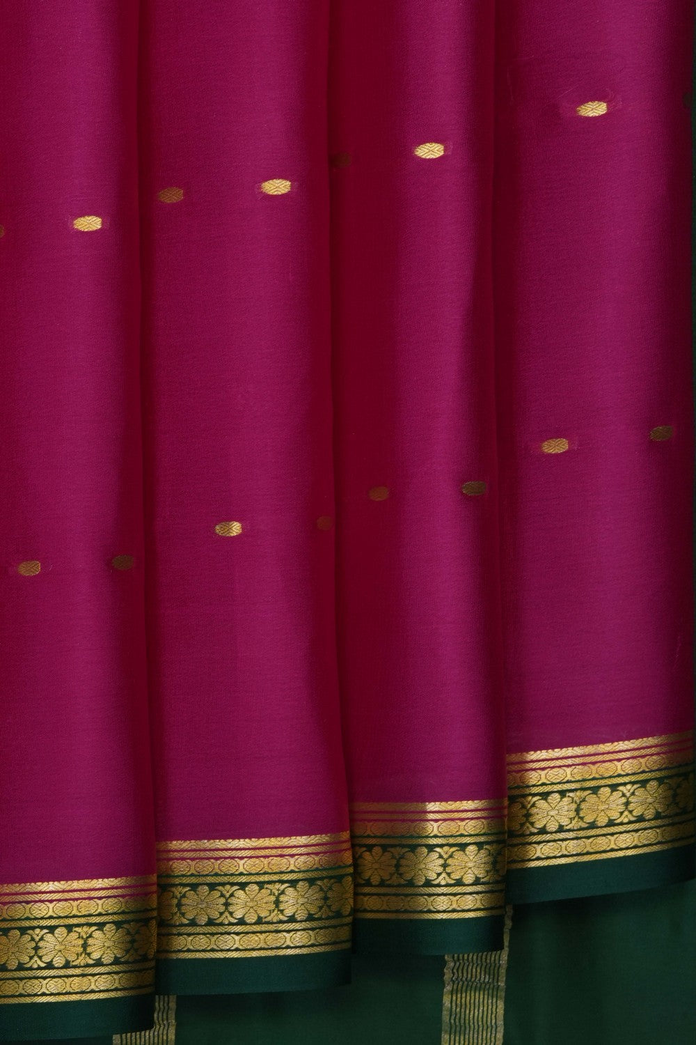 Image of Pink Crepe Saree