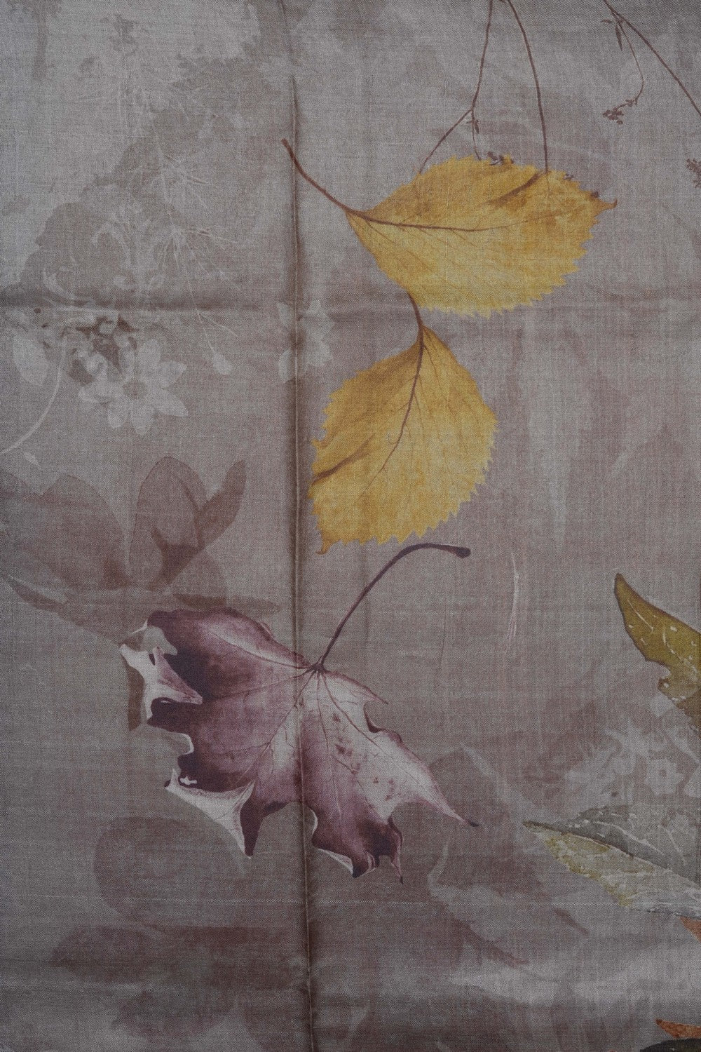 Image of Grey Desi Tussar Silk Saree