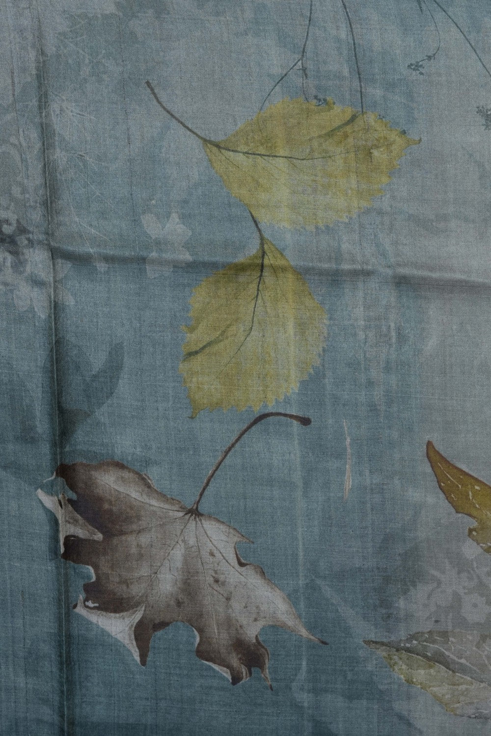 Image of Grey Desi Tussar Silk Saree