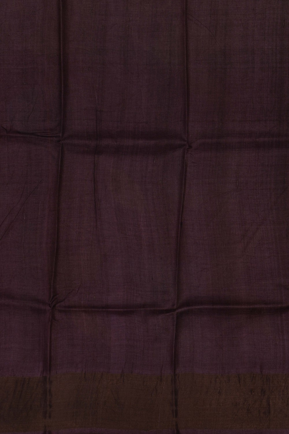 Image of Brown Desi Tussar Silk Saree