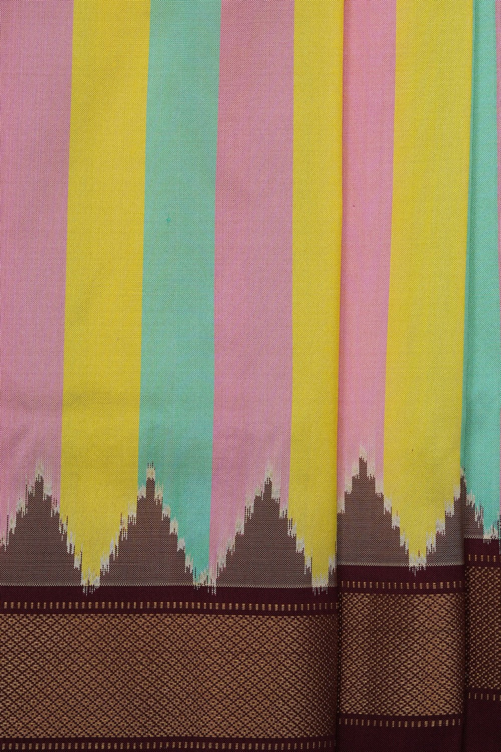 Image of Pochampally Ikat Silk Saree