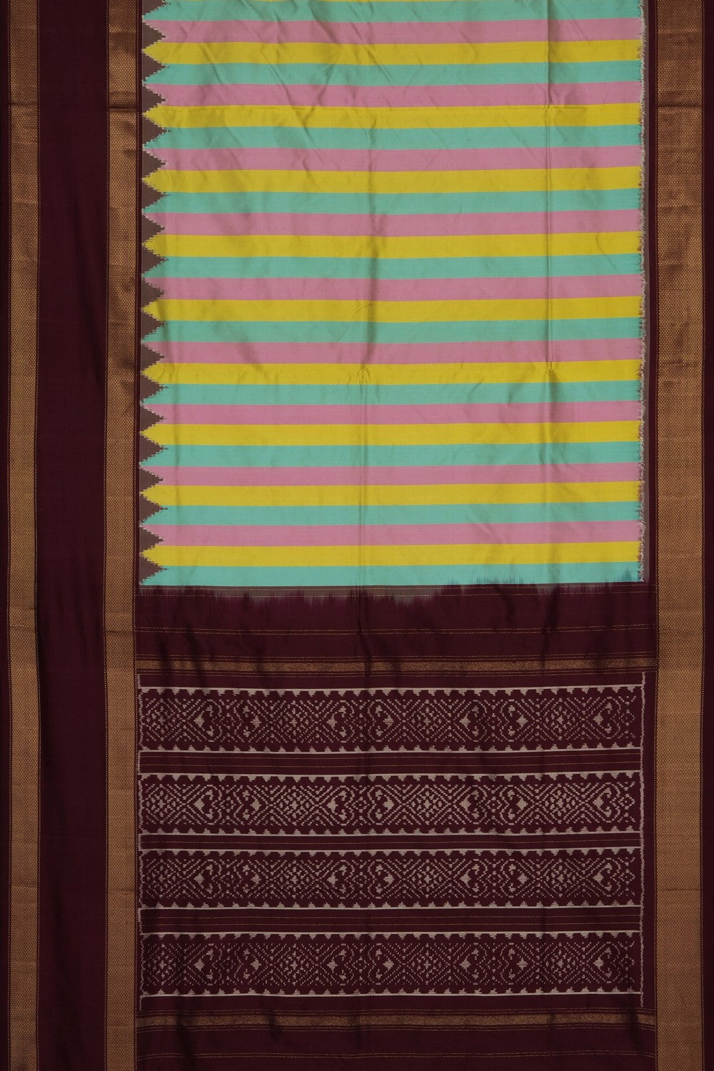 Image of Pochampally Ikat Silk Saree