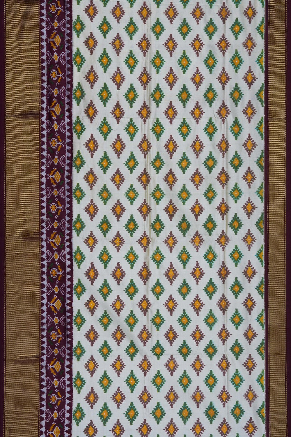 Image of Pochampally Ikat Pavada Unstitched Set