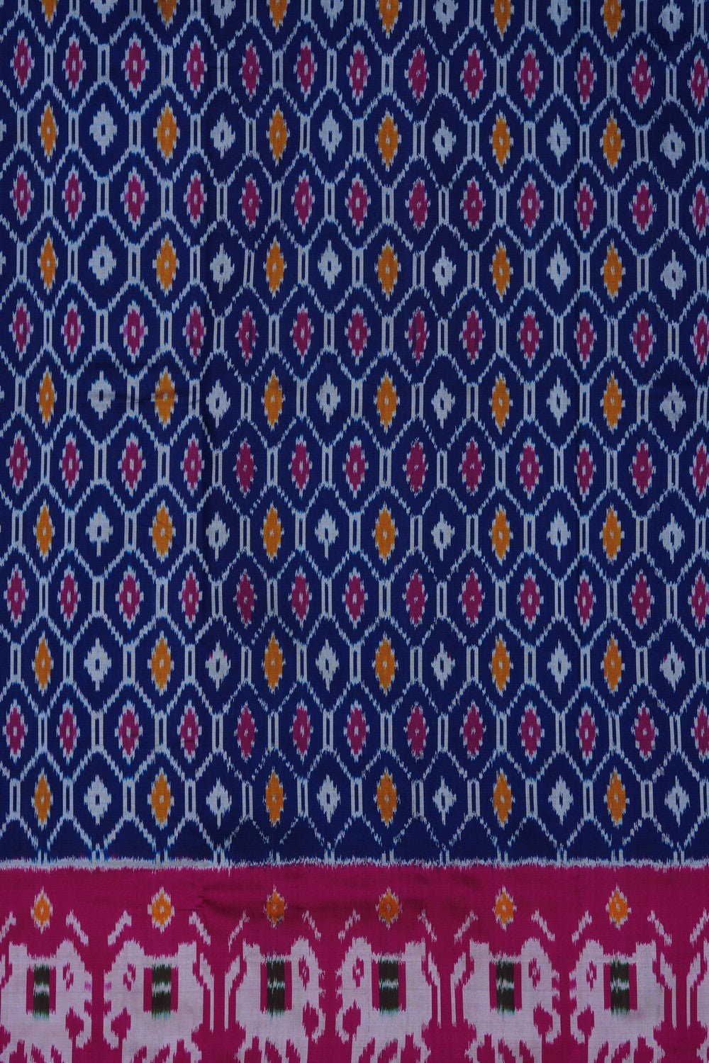 Image of Pochampally Ikat Pavada Unstitched Set