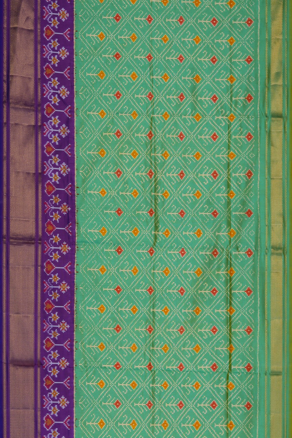 Image of Pochampally Ikat Pavada Unstitched Set