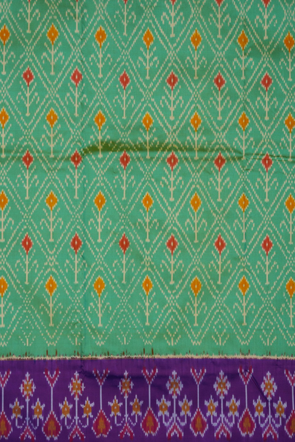 Image of Pochampally Ikat Pavada Unstitched Set