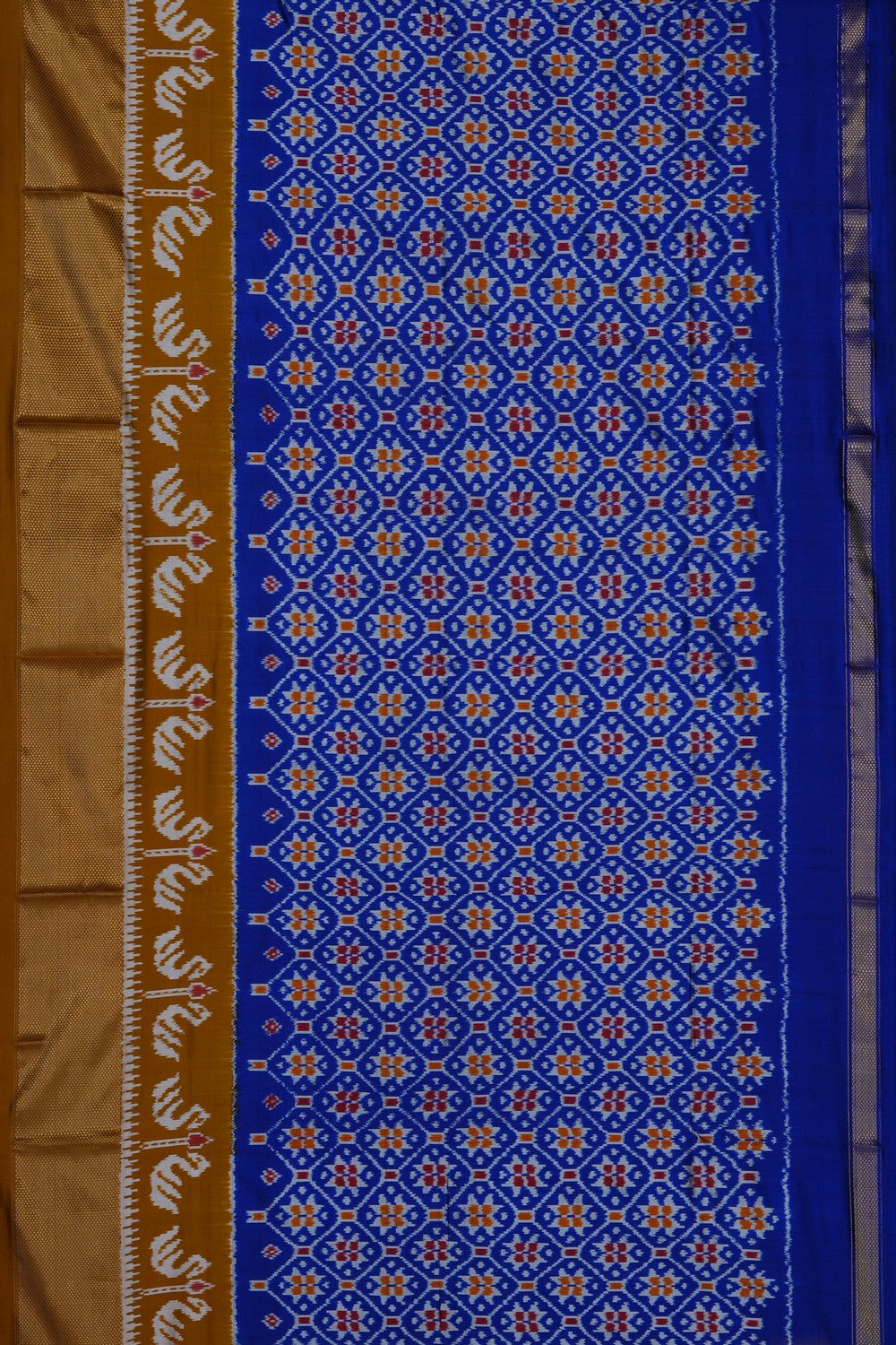 Image of Pochampally Ikat Pavada Unstitched Set