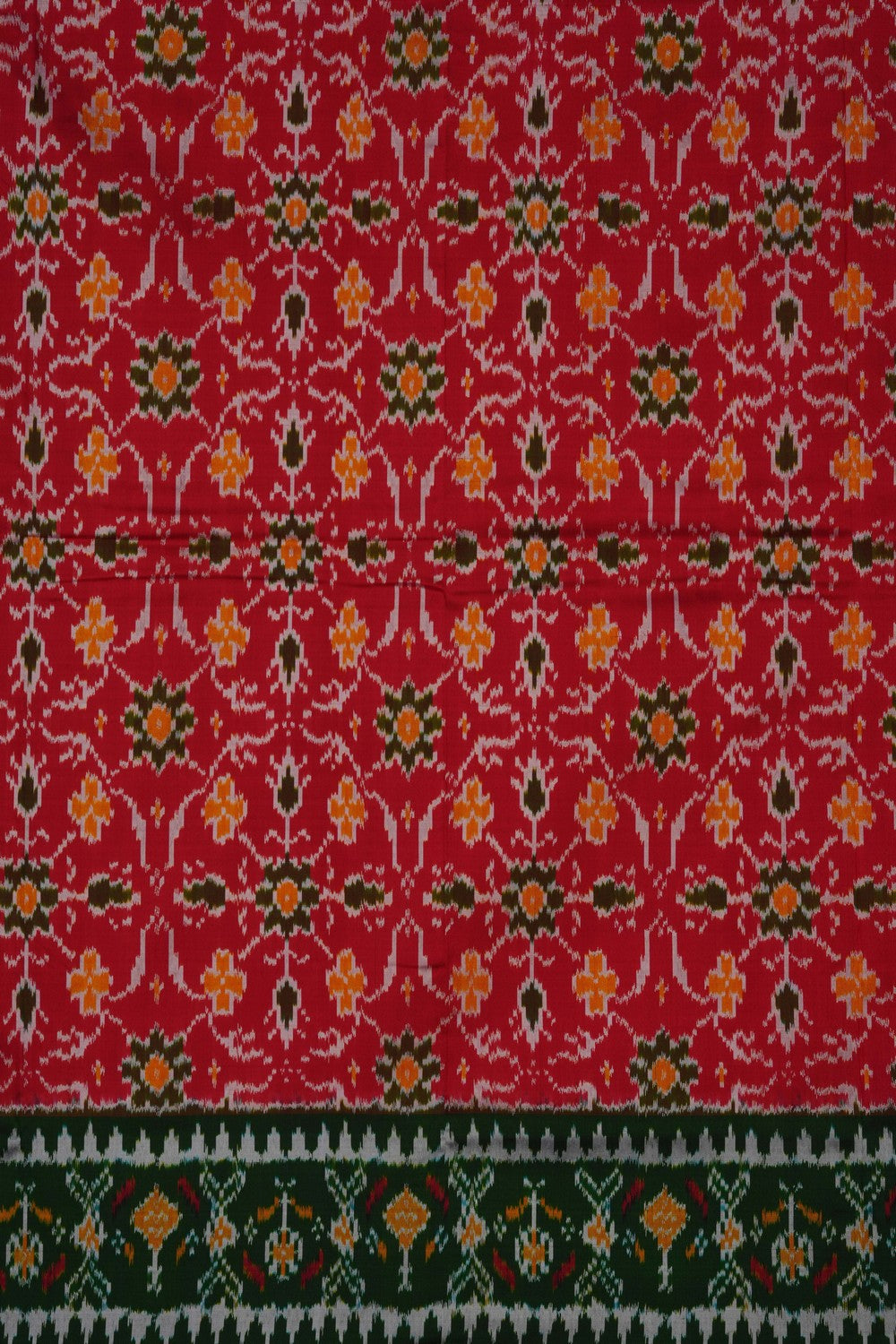 Image of Pochampally Ikat Pavada Unstitched Set