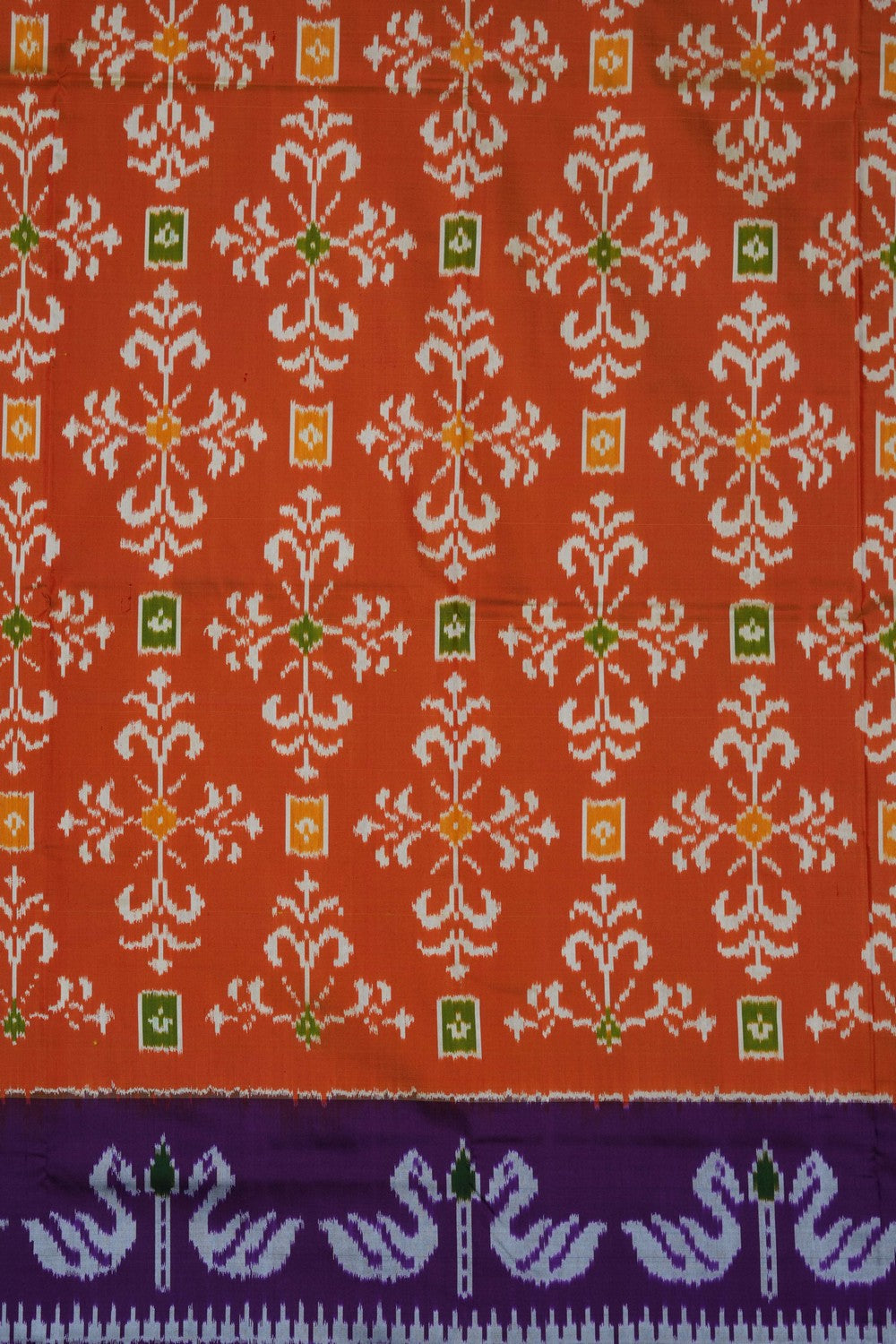 Image of Pochampally Ikat Pavada Unstitched Set