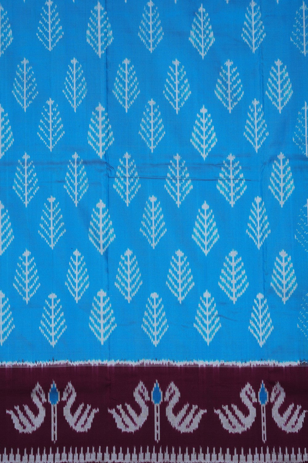 Image of Pochampally Ikat Pavada Unstitched Set